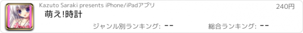 おすすめアプリ 萌え!時計