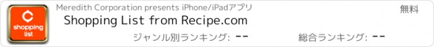 おすすめアプリ Shopping List from Recipe.com