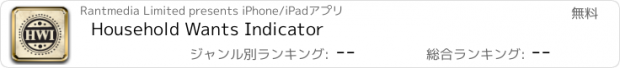 おすすめアプリ Household Wants Indicator