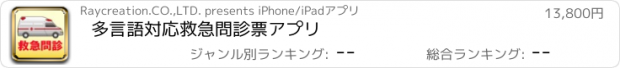 おすすめアプリ 多言語対応　救急問診票アプリ