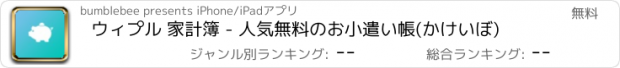 おすすめアプリ ウィプル 家計簿 - 人気無料のお小遣い帳(かけいぼ)