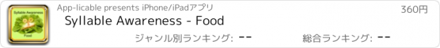 おすすめアプリ Syllable Awareness - Food