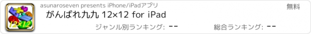 おすすめアプリ がんばれ九九 12×12 for iPad