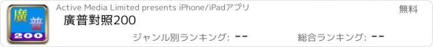 おすすめアプリ 廣普對照200