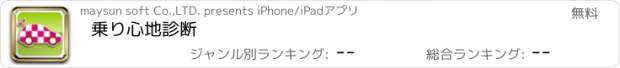 おすすめアプリ 乗り心地診断