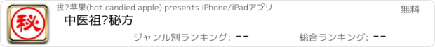 おすすめアプリ 中医祖传秘方