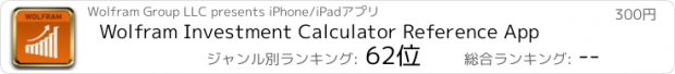 おすすめアプリ Wolfram Investment Calculator Reference App