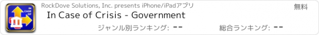 おすすめアプリ In Case of Crisis - Government