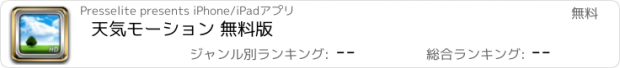 おすすめアプリ 天気モーション 無料版