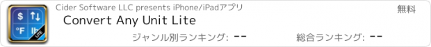 おすすめアプリ Convert Any Unit Lite