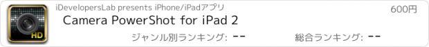 おすすめアプリ Camera PowerShot for iPad 2