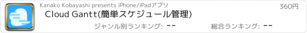 おすすめアプリ Cloud Gantt(簡単スケジュール管理)