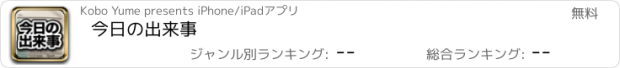 おすすめアプリ 今日の出来事