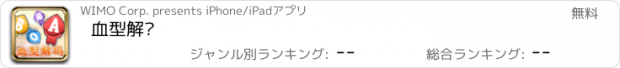 おすすめアプリ 血型解码