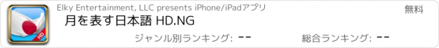 おすすめアプリ 月を表す日本語 HD.NG