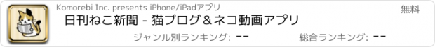 おすすめアプリ 日刊ねこ新聞 - 猫ブログ＆ネコ動画アプリ