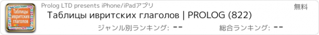 おすすめアプリ Таблицы ивритских глаголов | PROLOG (822)