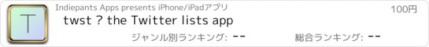 おすすめアプリ twst – the Twitter lists app