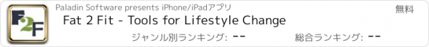 おすすめアプリ Fat 2 Fit - Tools for Lifestyle Change
