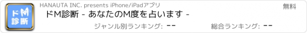 おすすめアプリ ドM診断 - あなたのM度を占います -