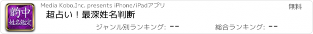 おすすめアプリ 超占い！最深姓名判断