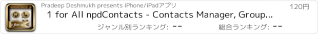 おすすめアプリ 1 for All npdContacts - Contacts Manager, Group SMS/EMail With Backup Options, Reminders and Social Network Support