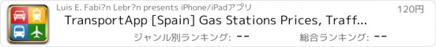 おすすめアプリ TransportApp [Spain] Gas Stations Prices, Traffic Status, Flights in AENA airports, schedules, maps and fares for Renfe and Cercanias trains