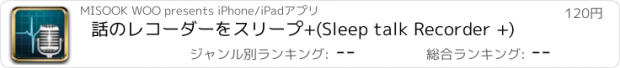 おすすめアプリ 話のレコーダーをスリープ+(Sleep talk Recorder +)