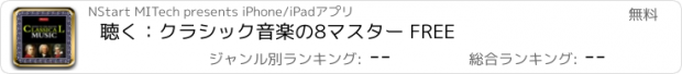 おすすめアプリ 聴く：クラシック音楽の8マスター FREE