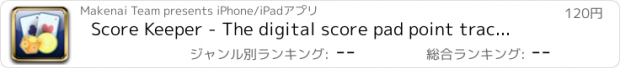 おすすめアプリ Score Keeper - The digital score pad point tracker for Sports, Card and Board games