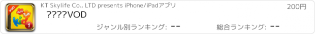 おすすめアプリ 키즈톡톡VOD