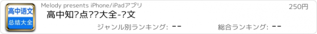 おすすめアプリ 高中知识点总结大全-语文