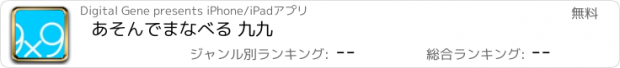 おすすめアプリ あそんでまなべる 九九