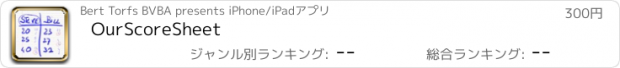 おすすめアプリ OurScoreSheet