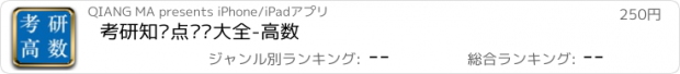 おすすめアプリ 考研知识点总结大全-高数