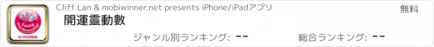 おすすめアプリ 開運靈動數
