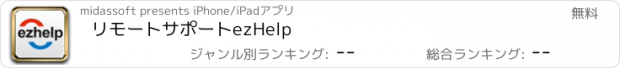 おすすめアプリ リモートサポートezHelp