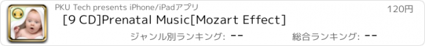 おすすめアプリ [9 CD]Prenatal Music[Mozart Effect]