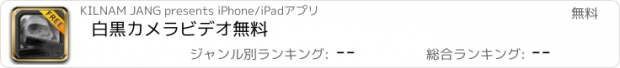 おすすめアプリ 白黒カメラビデオ無料