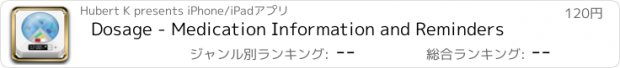おすすめアプリ Dosage - Medication Information and Reminders