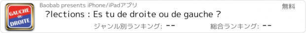 おすすめアプリ Élections : Es tu de droite ou de gauche ?