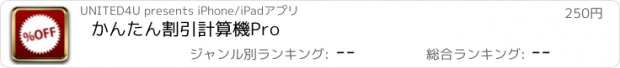 おすすめアプリ かんたん割引計算機Pro