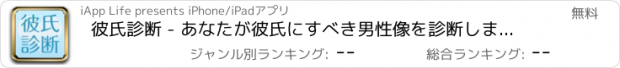 おすすめアプリ 彼氏診断 - あなたが彼氏にすべき男性像を診断します！