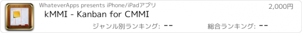 おすすめアプリ kMMI - Kanban for CMMI