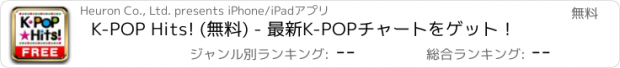 おすすめアプリ K-POP Hits! (無料) - 最新K-POPチャートをゲット！