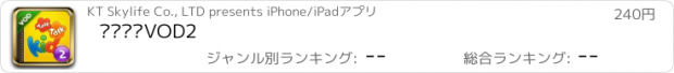 おすすめアプリ 키즈톡톡VOD2