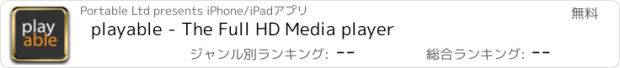 おすすめアプリ playable - The Full HD Media player