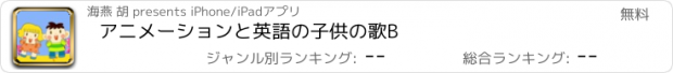 おすすめアプリ アニメーションと英語の子供の歌B