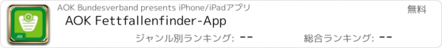 おすすめアプリ AOK Fettfallenfinder-App