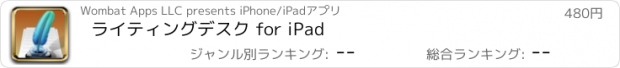 おすすめアプリ ライティングデスク for iPad